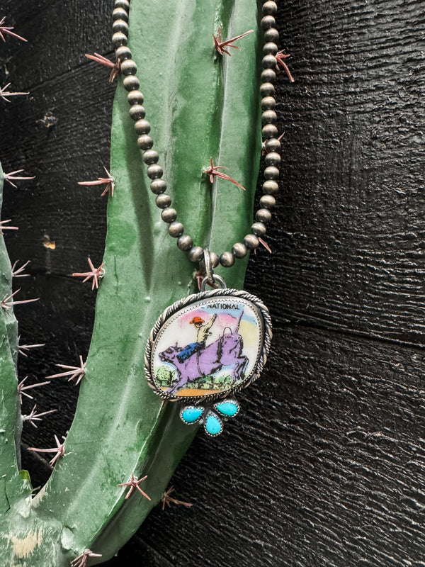 Buckin Bull Pendant