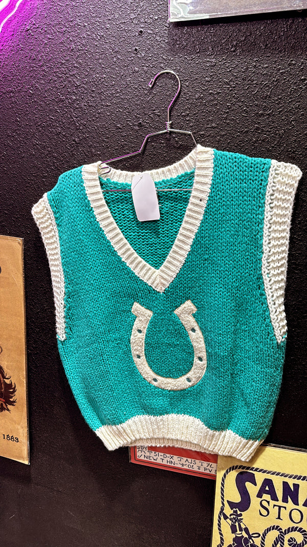 Turquoise Horseshoe Vest