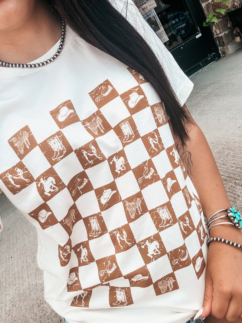 Bit Checkered Board Tee