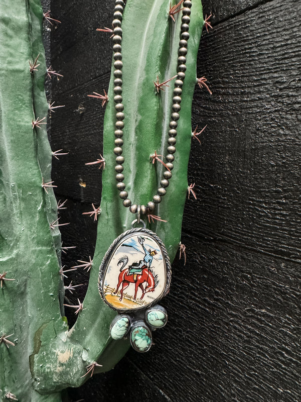 Buckin Bronc 2.0 Pendant