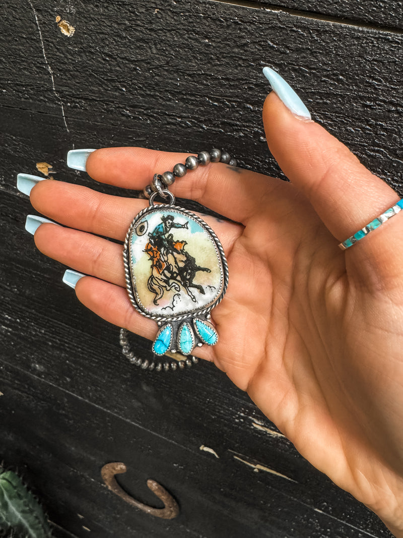 The Buckin' Bronc Pendant